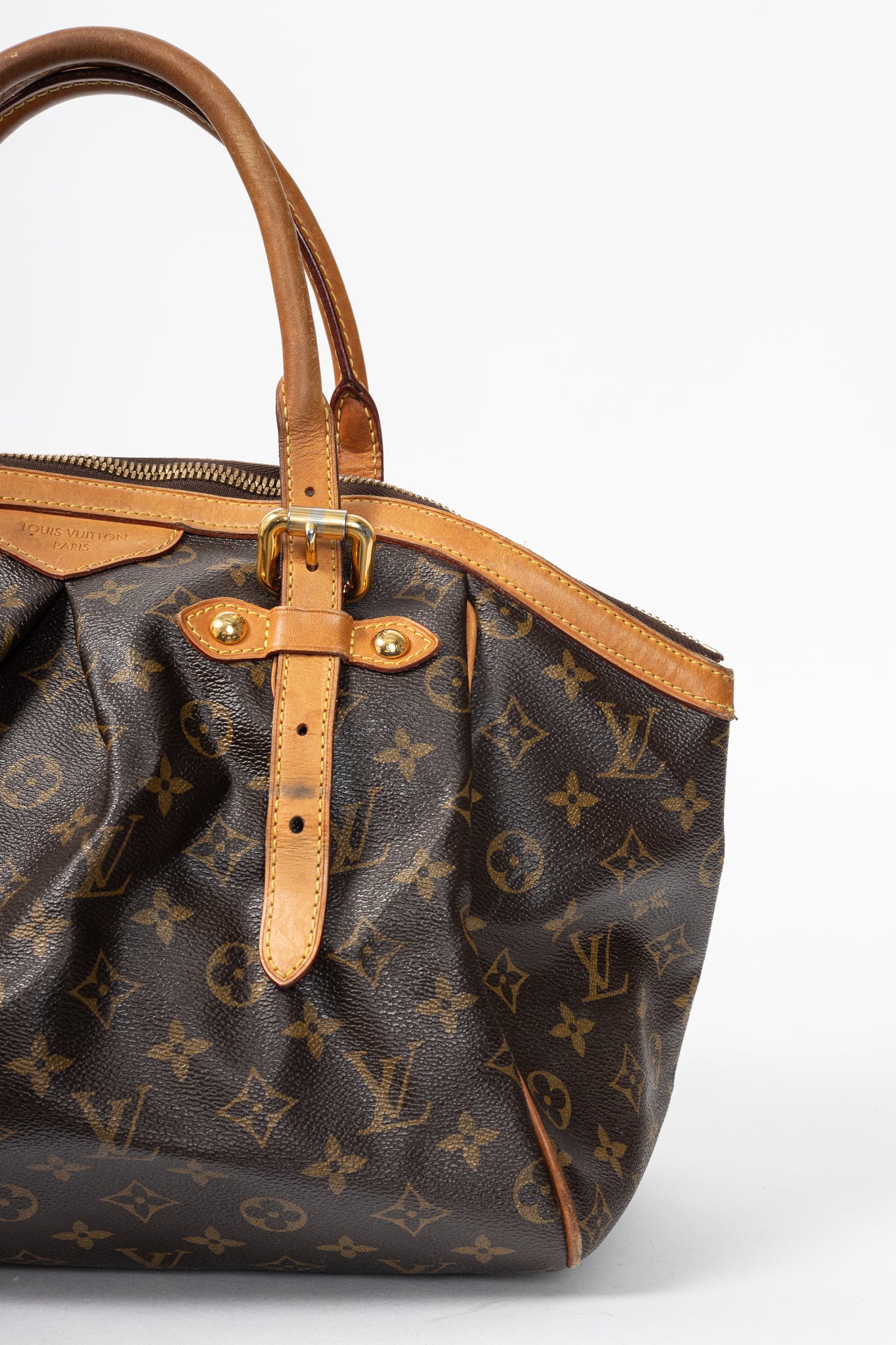 Louis Vuitton Tivoli GM Monogram Canvas & Leather-Trim Handbag