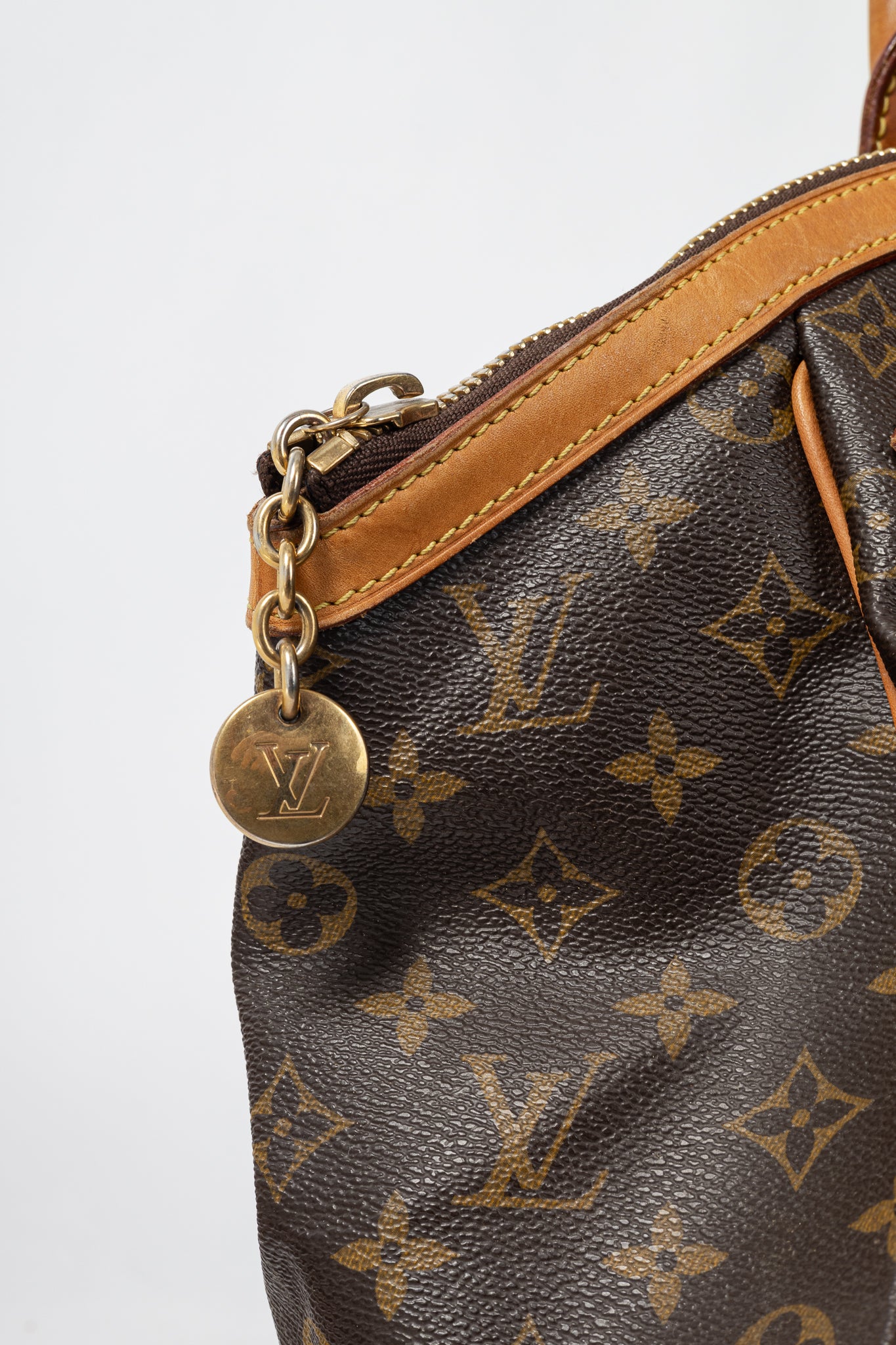 Louis Vuitton Tivoli GM Monogram Canvas & Leather-Trim Handbag