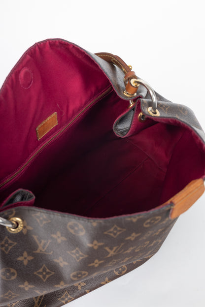 Louis Vuitton Graceful MM Monogram Canvas Hobo
