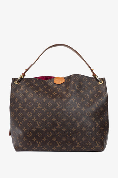 Louis Vuitton Graceful MM Monogram Canvas Hobo