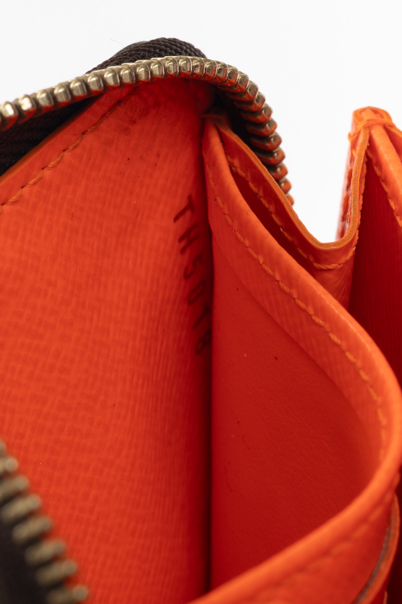 Louis Vuitton Zippy Orange Monogram Graffiti Coin Purse