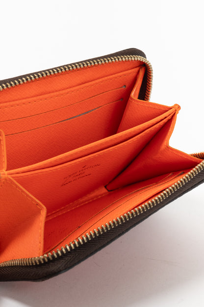 Louis Vuitton Zippy Orange Monogram Graffiti Coin Purse