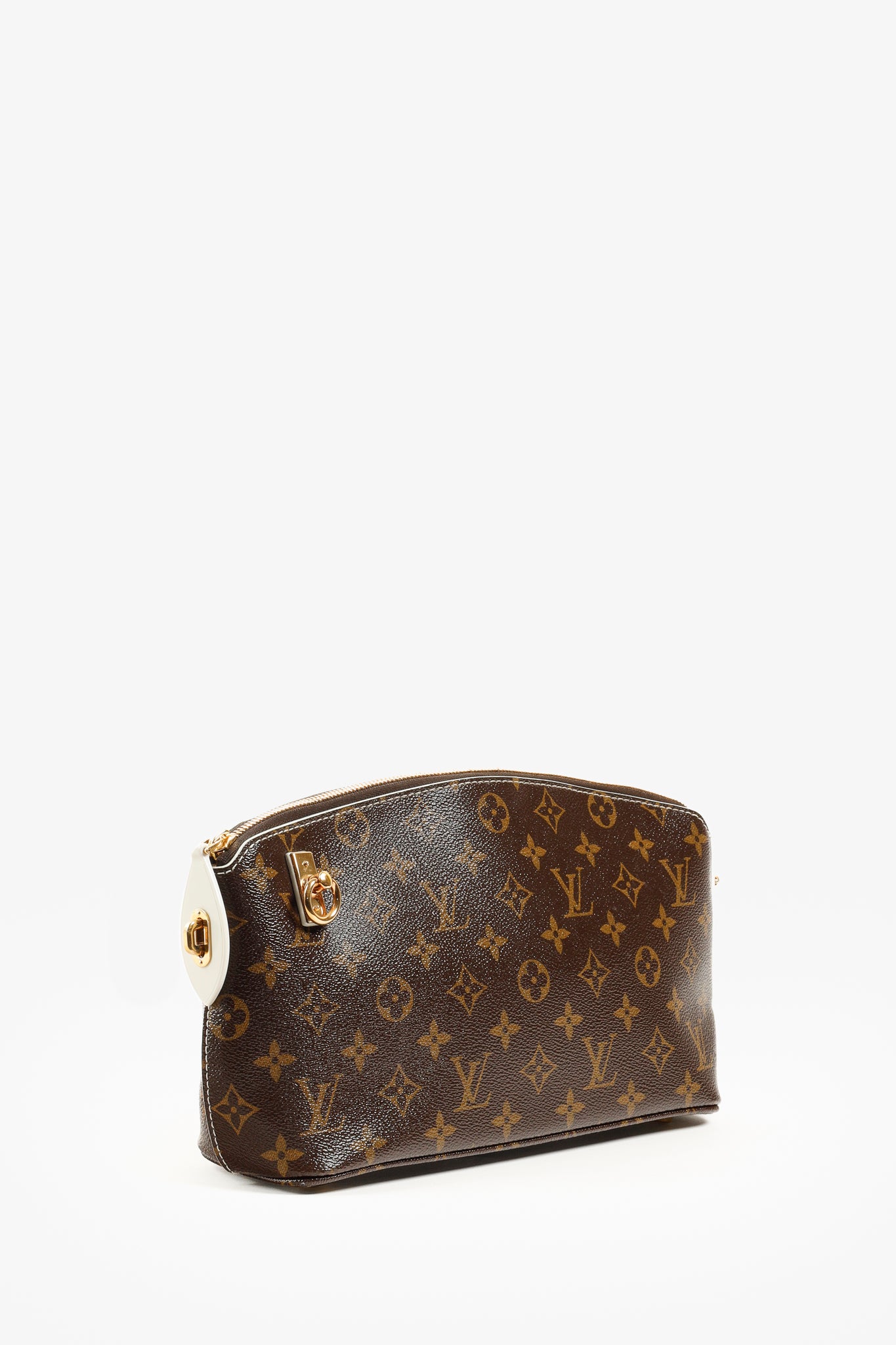 Louis Vuitton Marc Jacobs Brown Monogram Lockit Clutch 2011/12