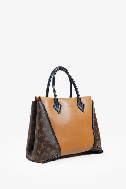 Louis Vuitton 2014 Tote W PM Brown Leather Monogram