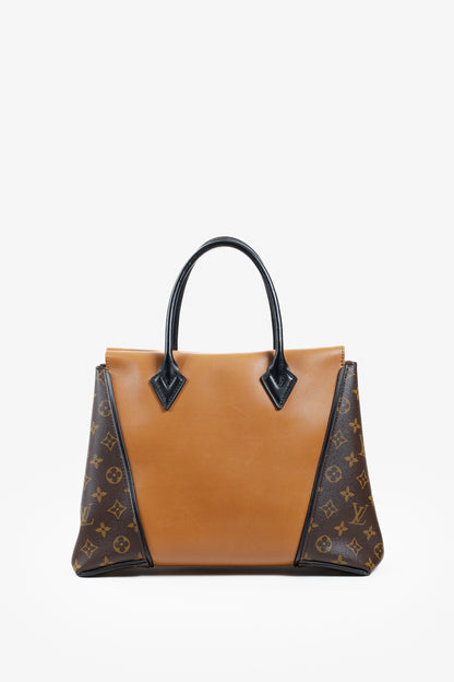 Louis Vuitton 2014 Tote W PM Brown Leather Monogram