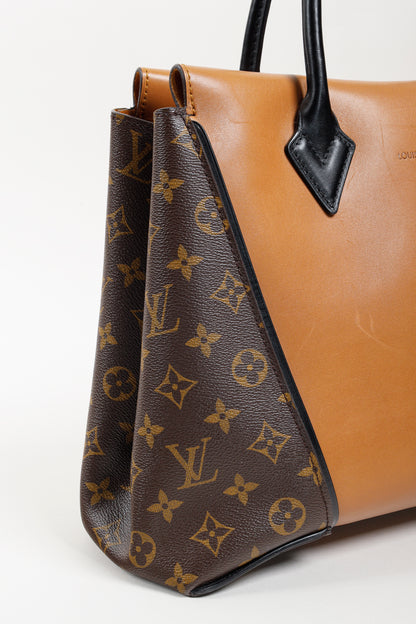 Louis Vuitton 2014 Tote W PM Brown Leather Monogram