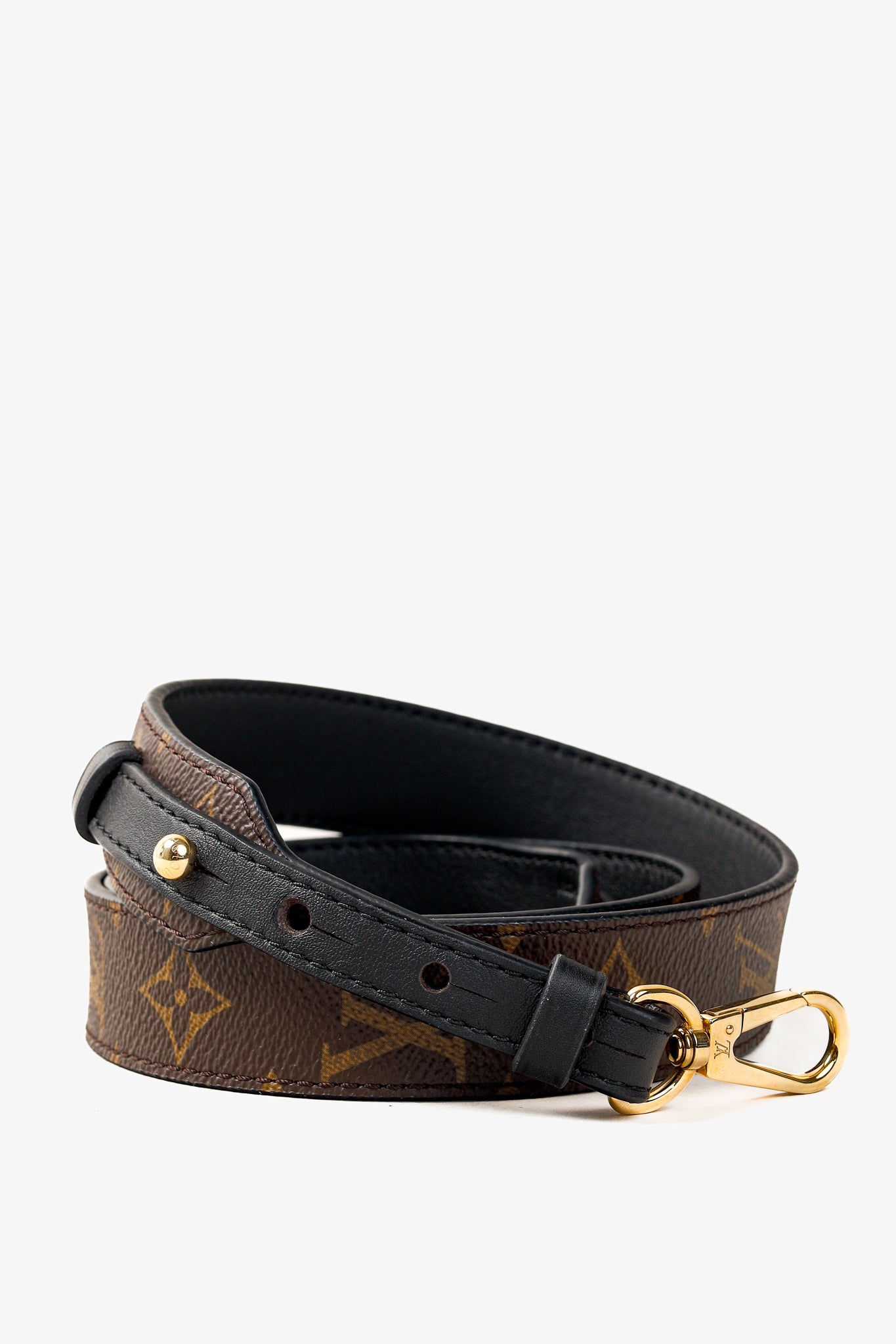 Louis Vuitton Bandouliere Reversible Monogram Canvas & Leather Bag Strap
