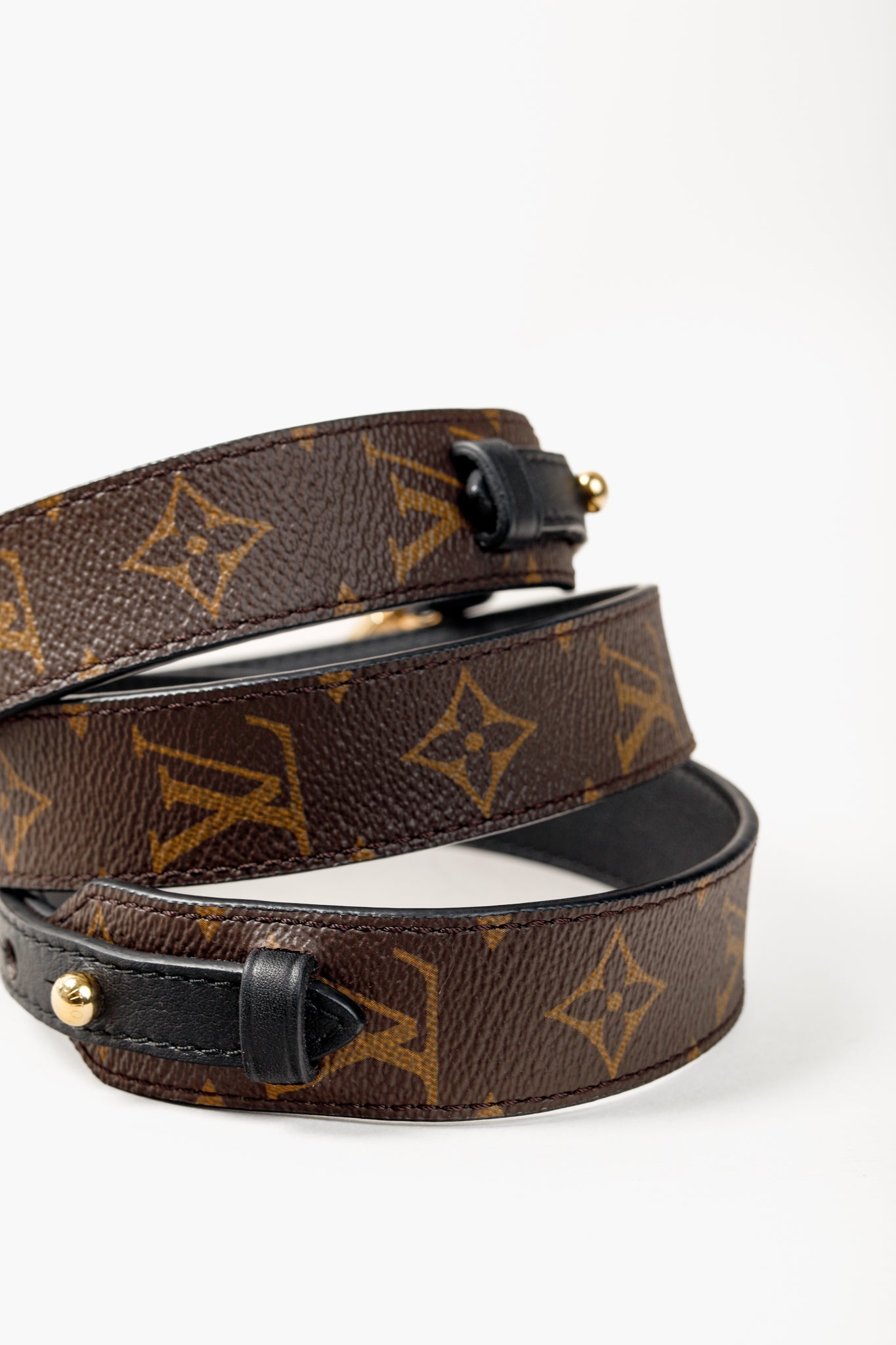 Louis Vuitton Bandouliere Reversible Monogram Canvas & Leather Bag Strap