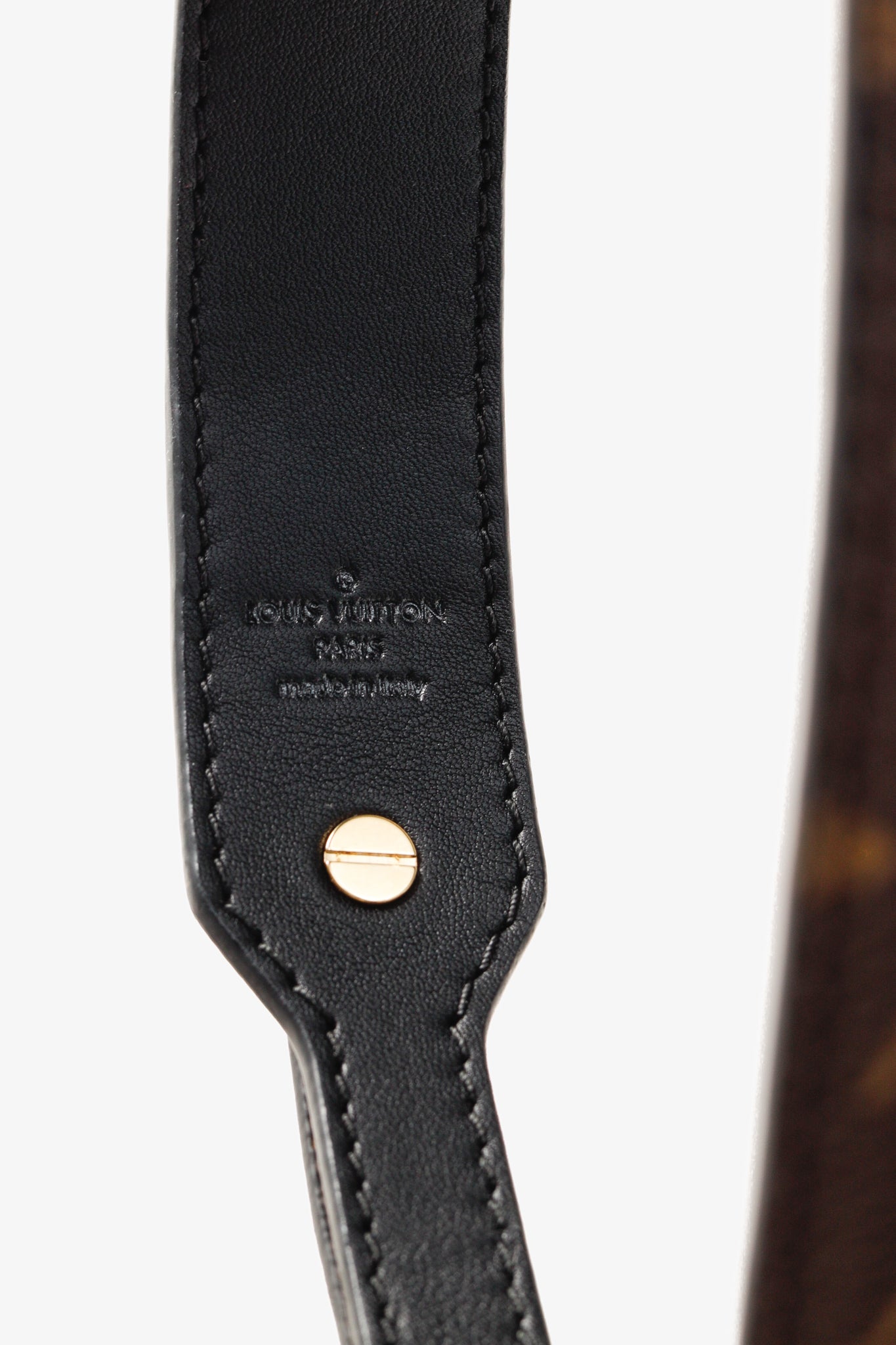 Louis Vuitton Bandouliere Reversible Monogram Canvas & Leather Bag Strap