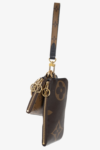Louis Vuitton Monogram & Monogram Reverse Canvas Trio Pouch