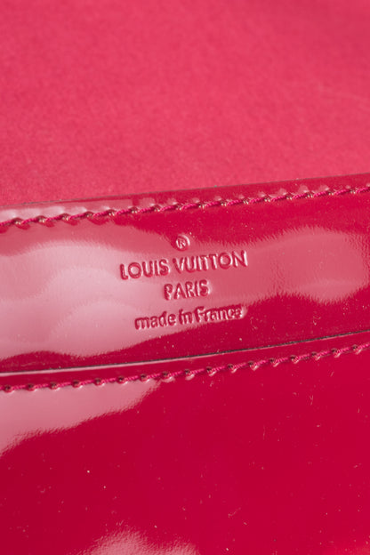 Louis Vuitton Louise Indian Rose Vernis Leather LV Clutch