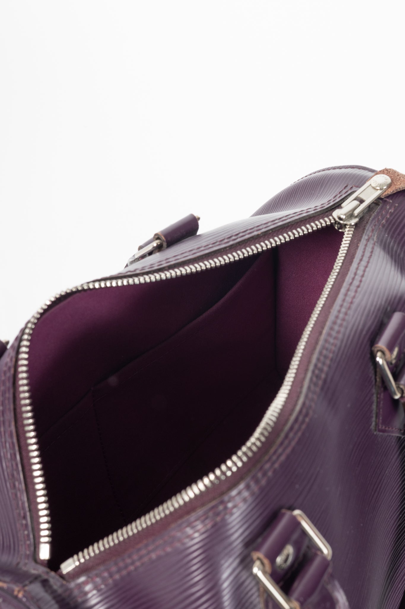 Louis Vuitton Speedy Cassis Epi Leather Boston Bag