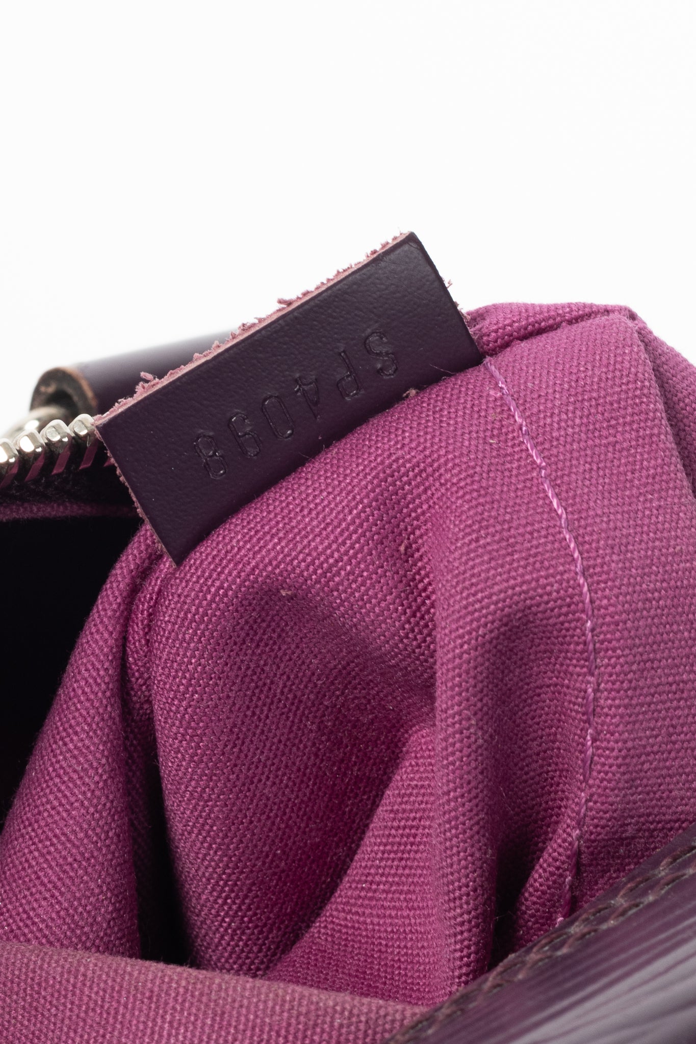 Louis Vuitton Speedy Cassis Epi Leather Boston Bag