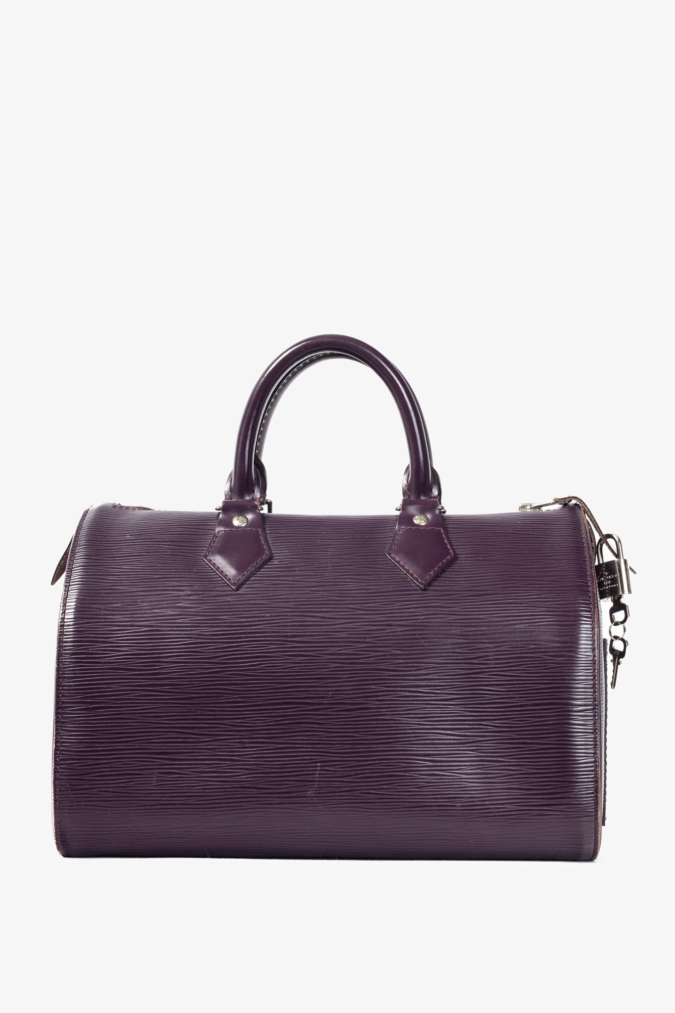 Louis Vuitton Speedy Cassis Epi Leather Boston Bag
