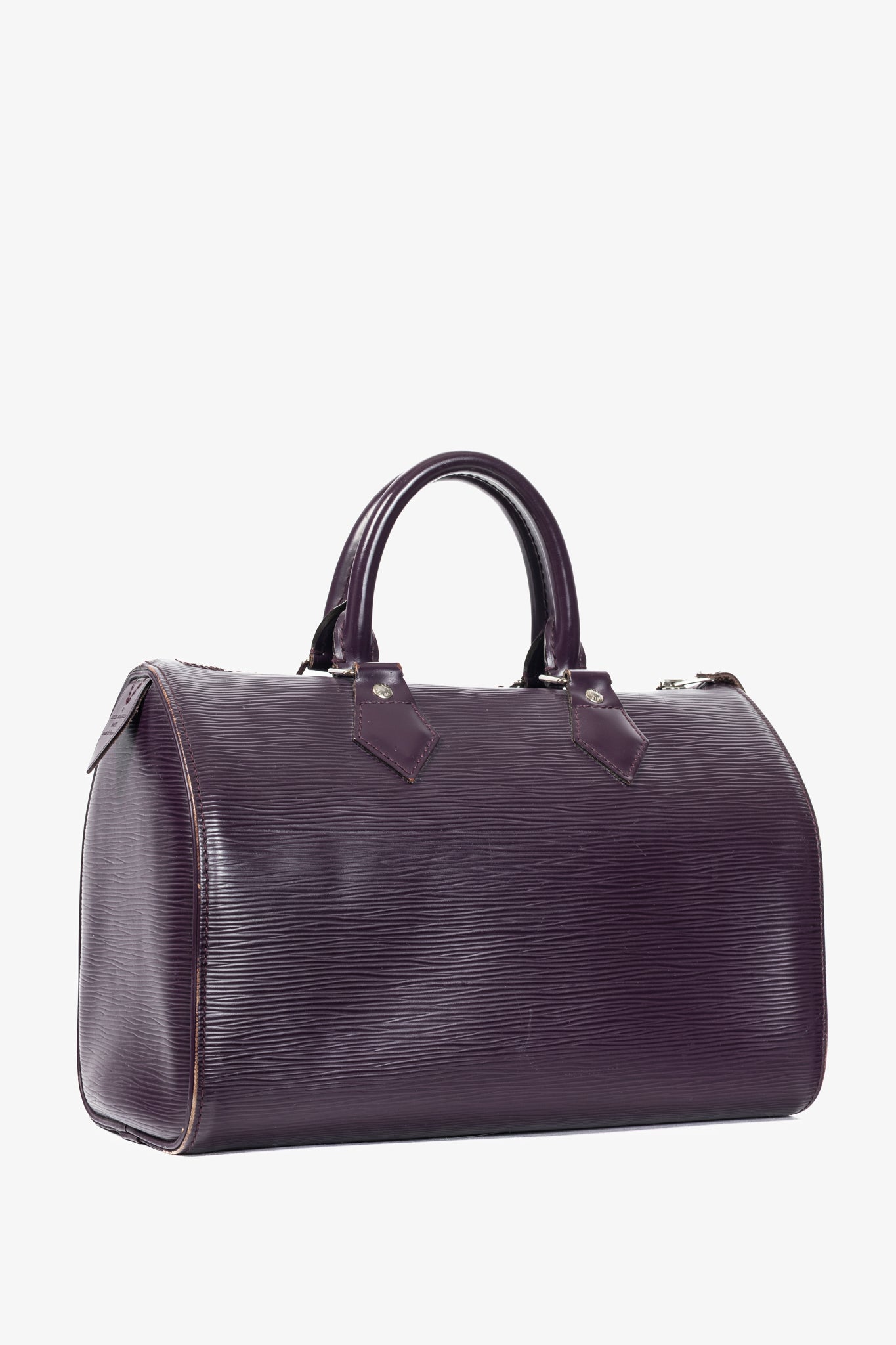 Louis Vuitton Speedy Cassis Epi Leather Boston Bag