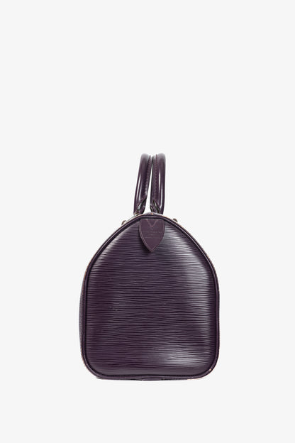 Louis Vuitton Speedy Cassis Epi Leather Boston Bag