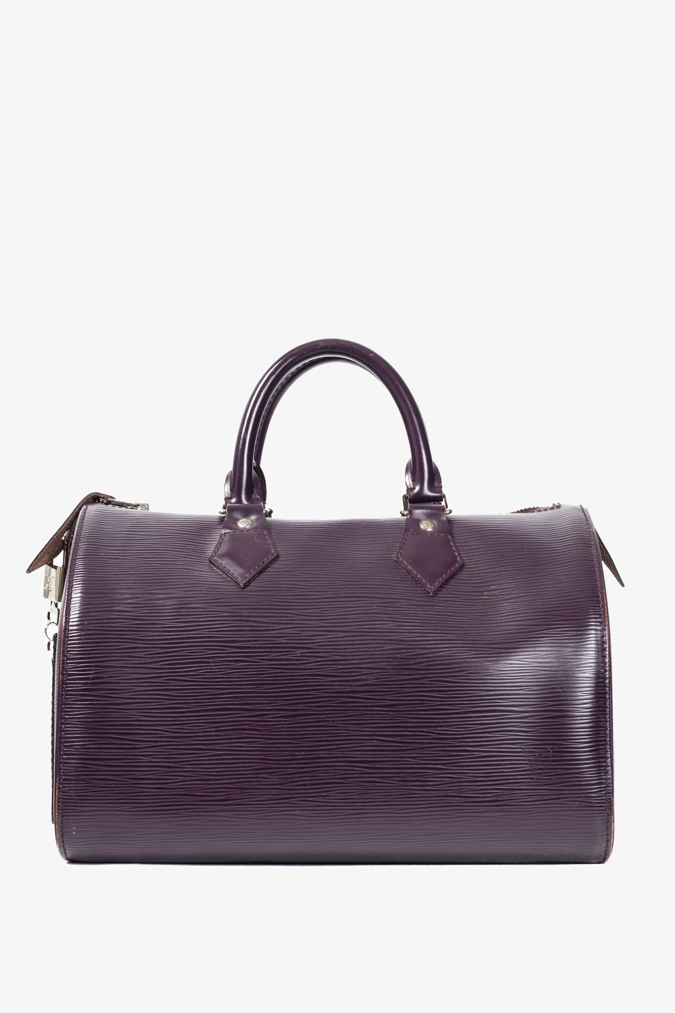 Louis Vuitton Speedy Cassis Epi Leather Boston Bag