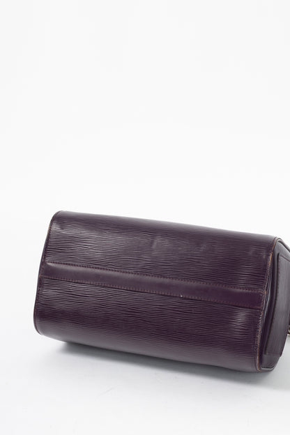 Louis Vuitton Speedy Cassis Epi Leather Boston Bag