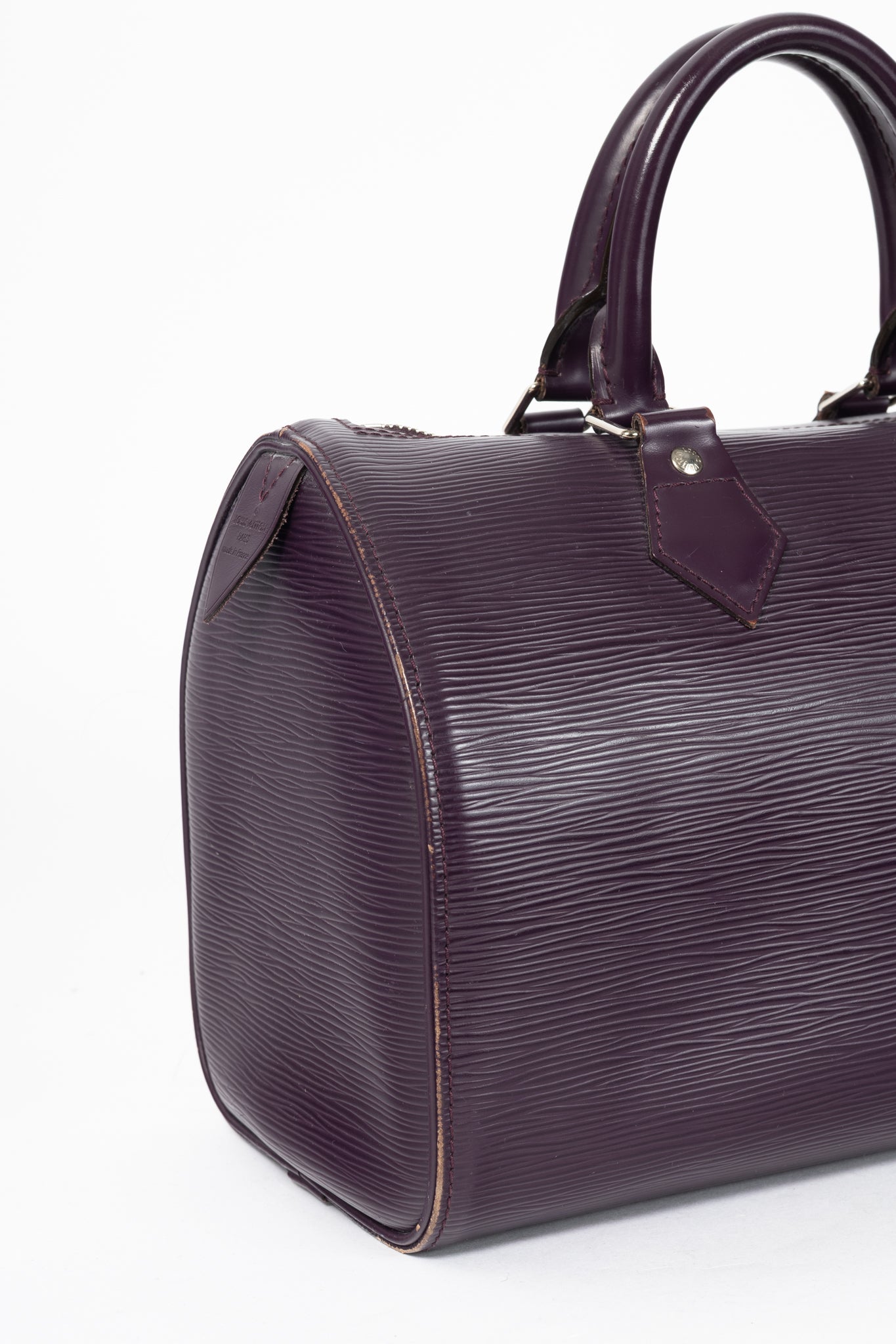 Louis Vuitton Speedy Cassis Epi Leather Boston Bag