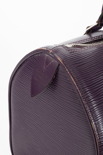 Louis Vuitton Speedy Cassis Epi Leather Boston Bag