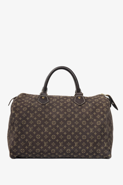 Louis Vuitton Speedy 30 Fusain Monogram Idylle Boston Bag