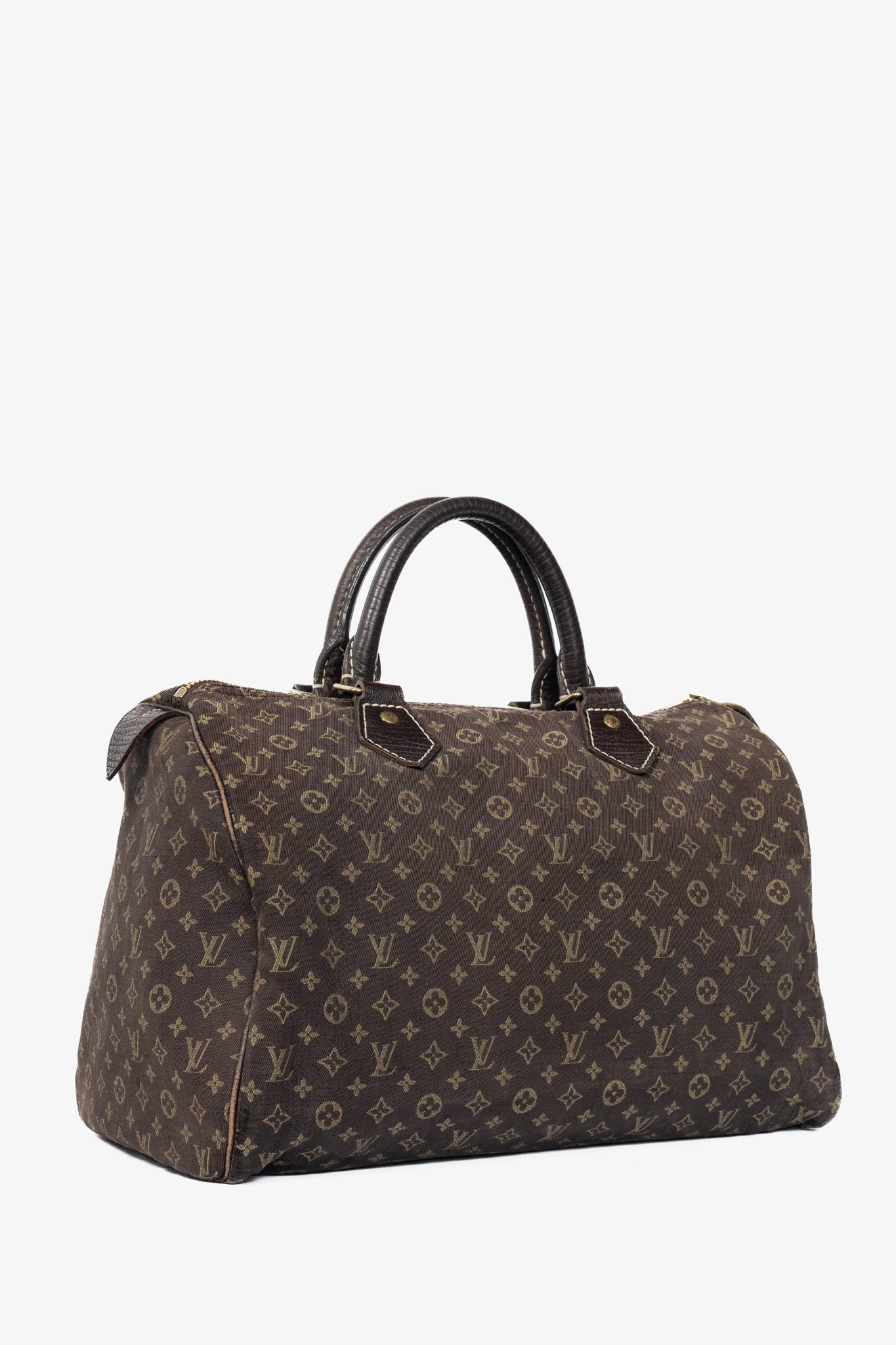 Louis Vuitton Speedy 30 Fusain Monogram Idylle Boston Bag