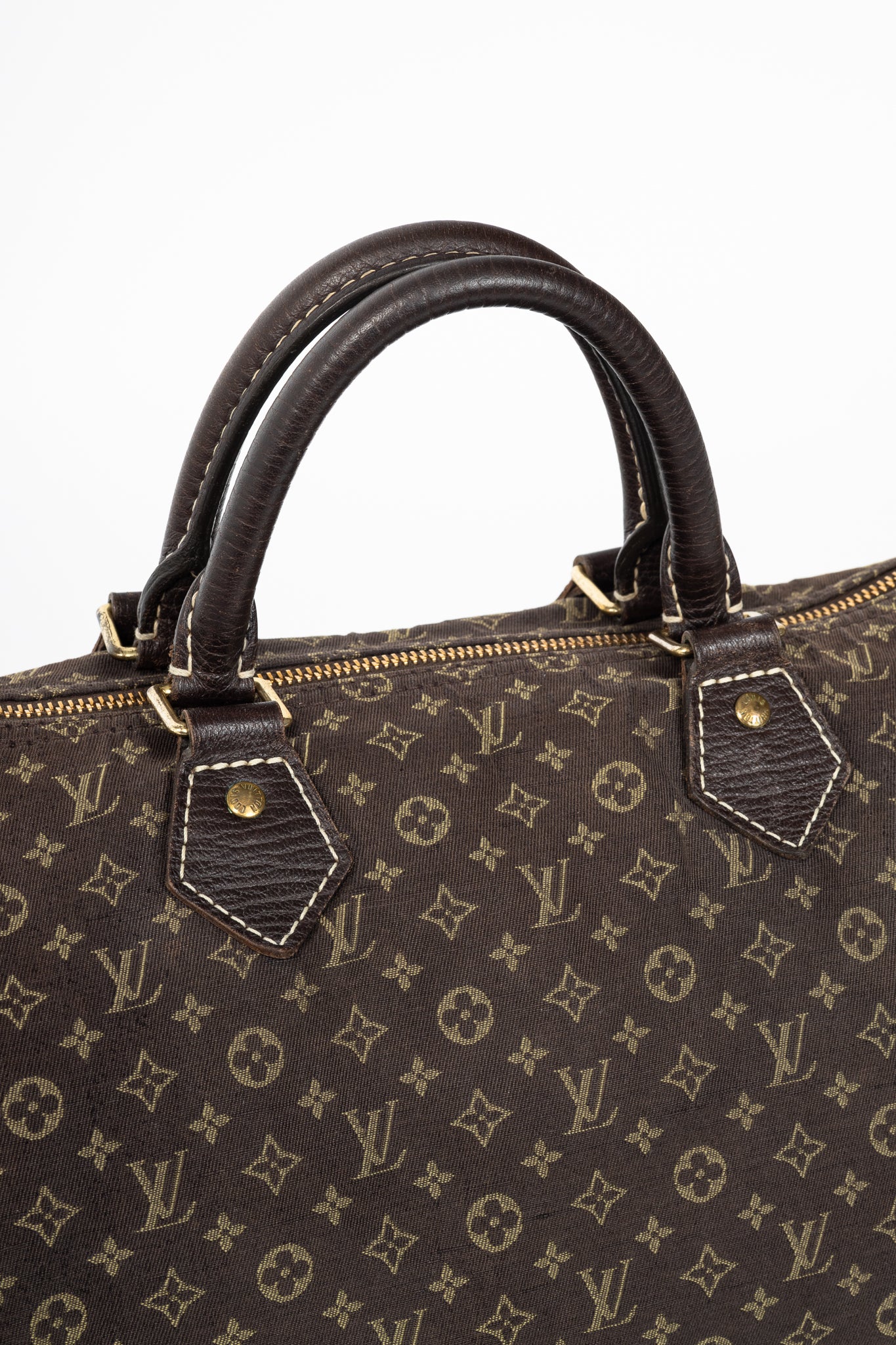 Louis Vuitton Speedy 30 Fusain Monogram Idylle Boston Bag