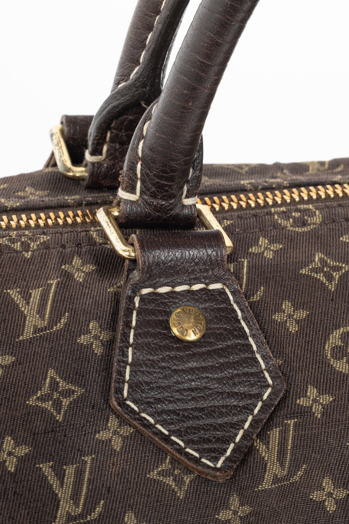 Louis Vuitton Speedy 30 Fusain Monogram Idylle Boston Bag