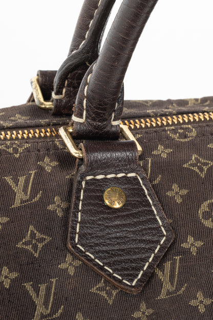 Louis Vuitton Speedy 30 Fusain Monogram Idylle Boston Bag