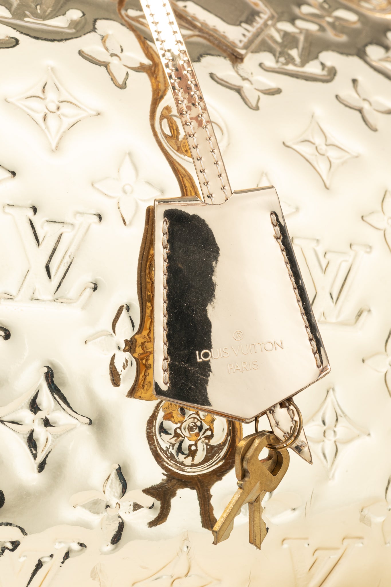 Louis Vuitton Speedy 30 Miroir Dore Monogram Miroir Boston Bag
