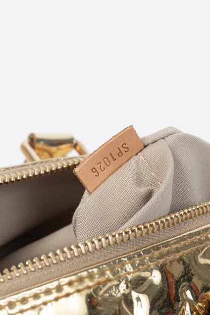 Louis Vuitton Speedy 30 Miroir Dore Monogram Miroir Boston Bag