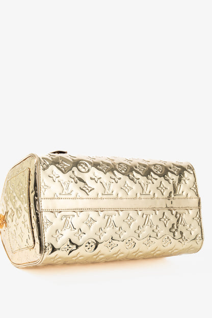 Louis Vuitton Speedy 30 Miroir Dore Monogram Miroir Boston Bag