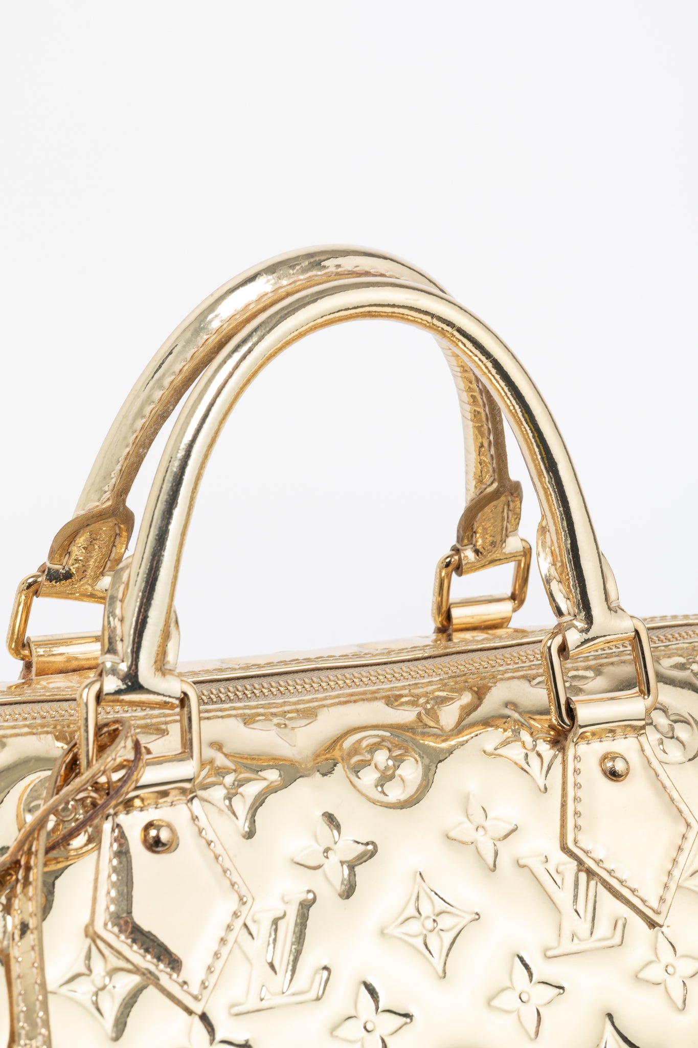 Louis Vuitton Speedy 30 Miroir Dore Monogram Miroir Boston Bag