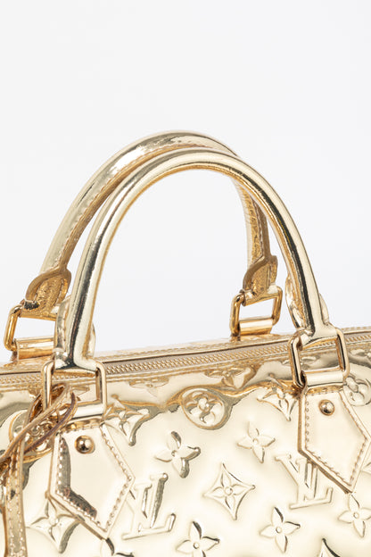Louis Vuitton Speedy 30 Miroir Dore Monogram Miroir Boston Bag