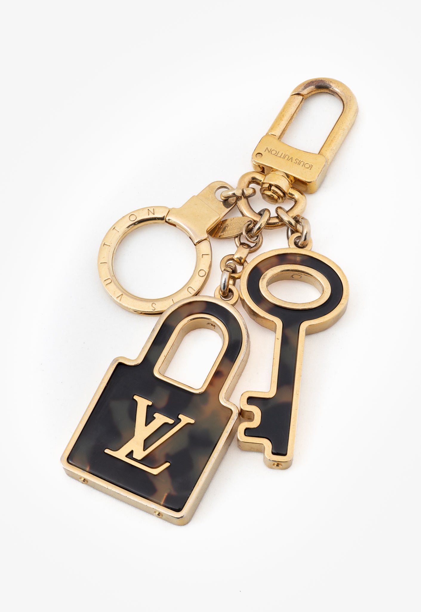 Louis Vuitton Porte Cles Confidence Tortoiseshell Bag Charm & Key Holder