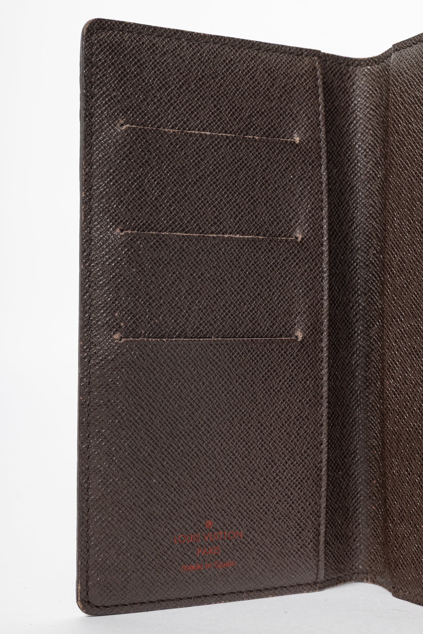 Louis Vuitton Damier Ebene Canvas Wallet