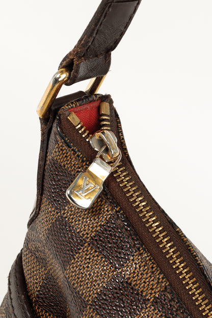 Louis Vuitton Bloomsbury GM Damier Ebene Canvas Shoulder Bag