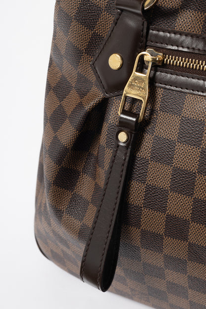 Louis Vuitton Evora MM Damier Ebene Coated Canvas Handbag