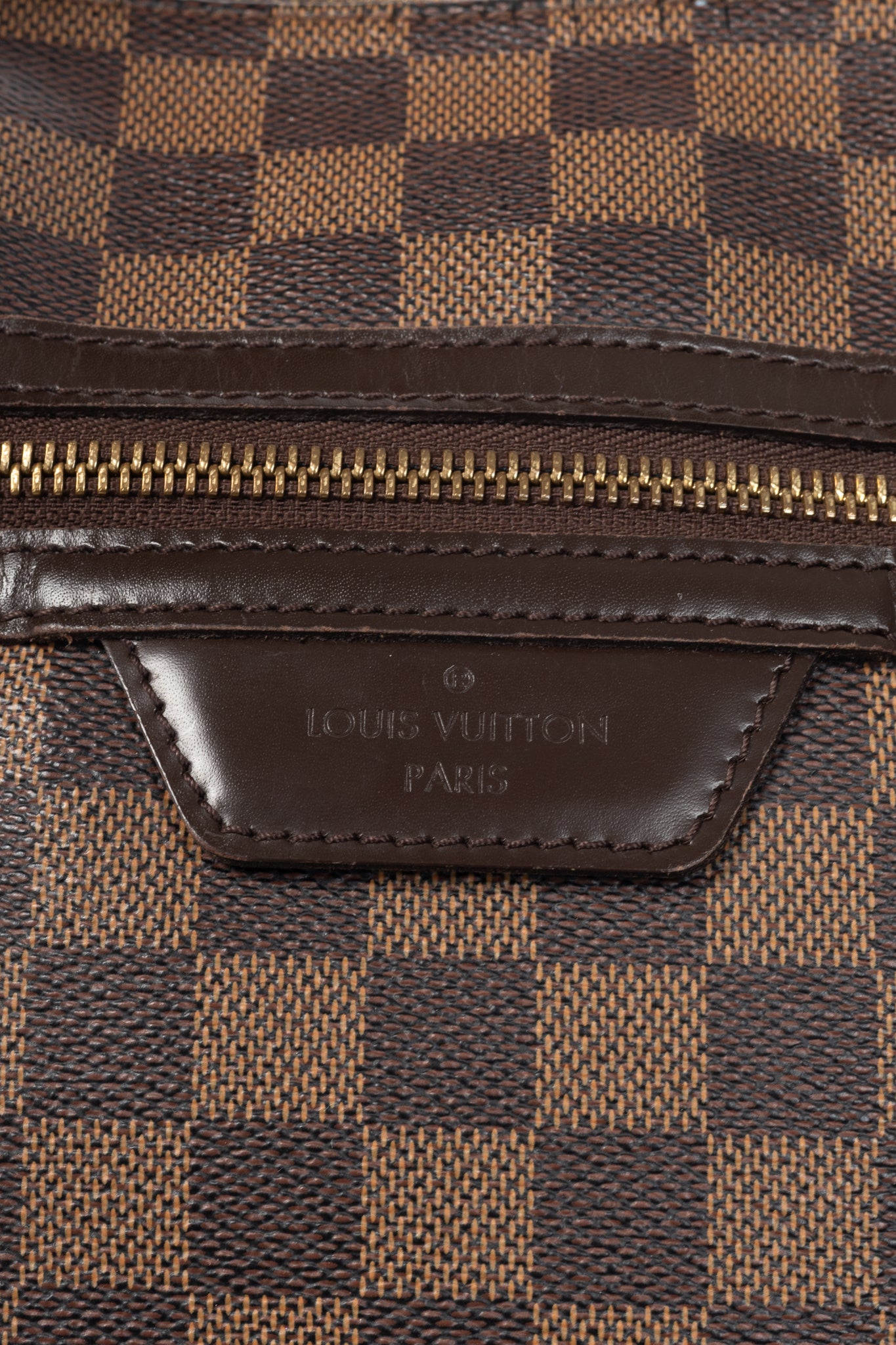 Louis Vuitton Evora MM Damier Ebene Coated Canvas Handbag