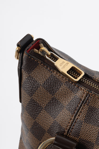 Louis Vuitton Evora MM Damier Ebene Coated Canvas Handbag