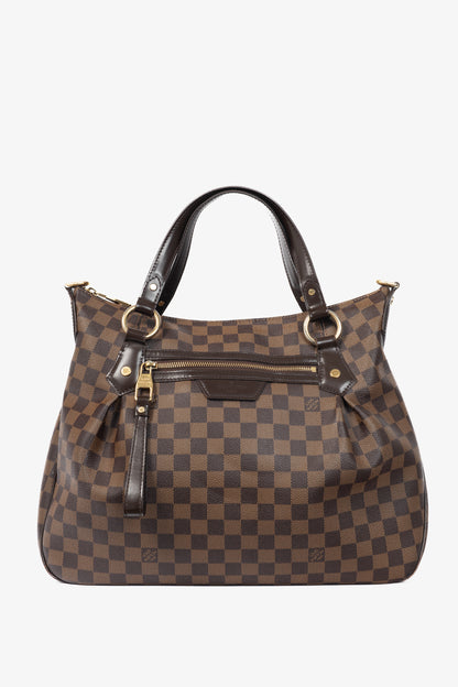 Louis Vuitton Evora MM Damier Ebene Coated Canvas Handbag