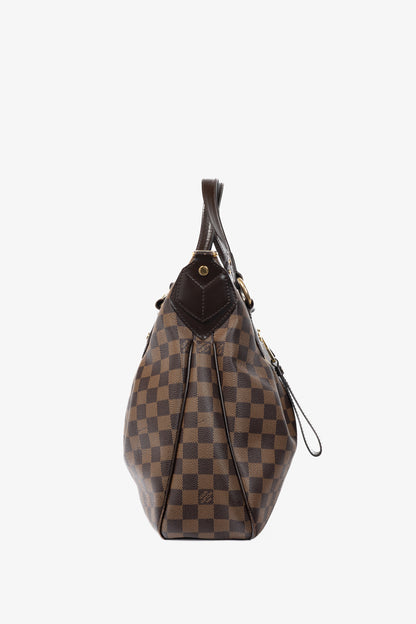 Louis Vuitton Evora MM Damier Ebene Coated Canvas Handbag