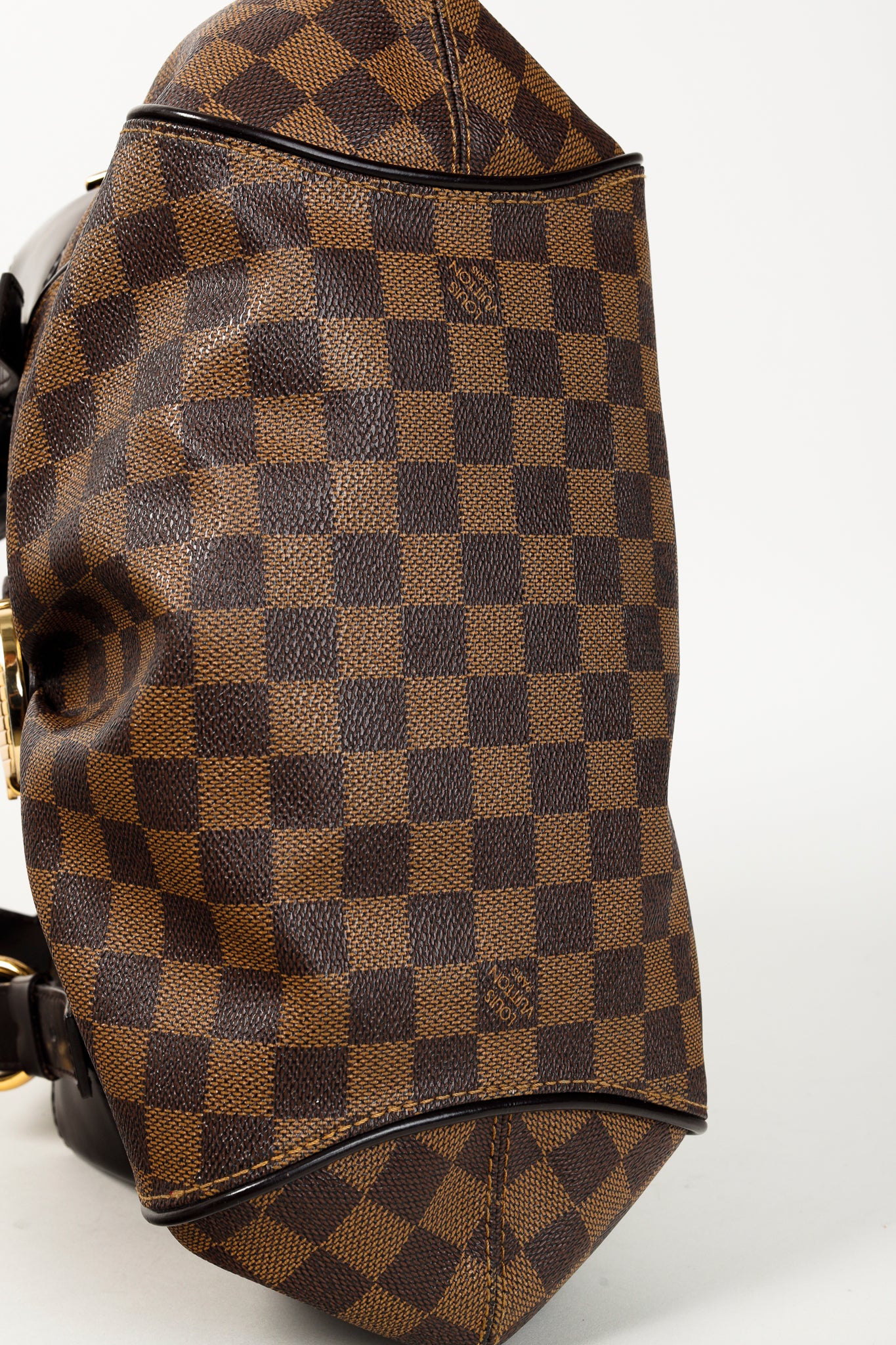 Louis Vuitton Brown Damier Ebene Sistina PM Double Handle Bag