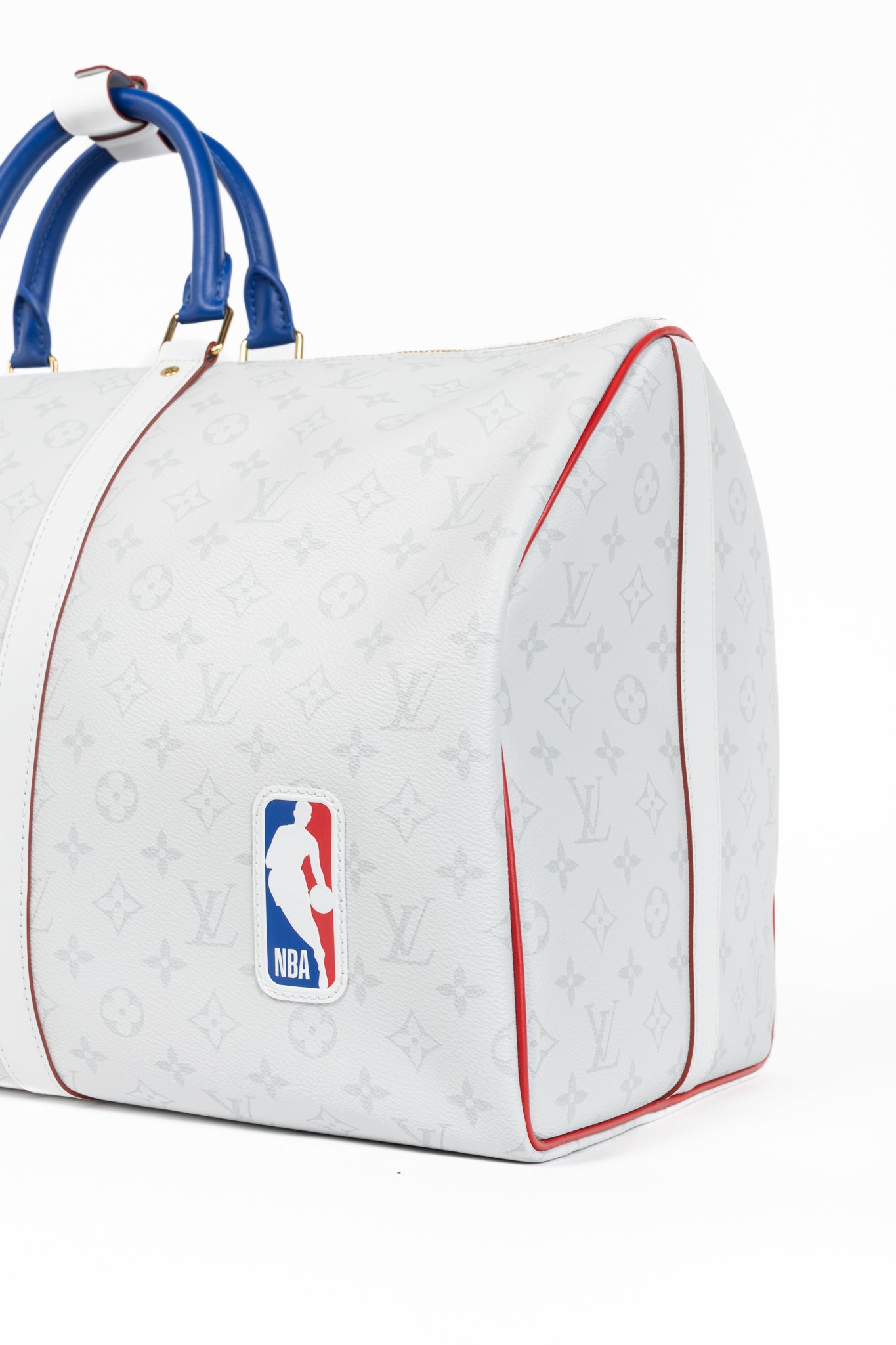 Louis Vuitton x NBA Keepall 55 Bandouliere Basketball Antarctica Monogram Duffle