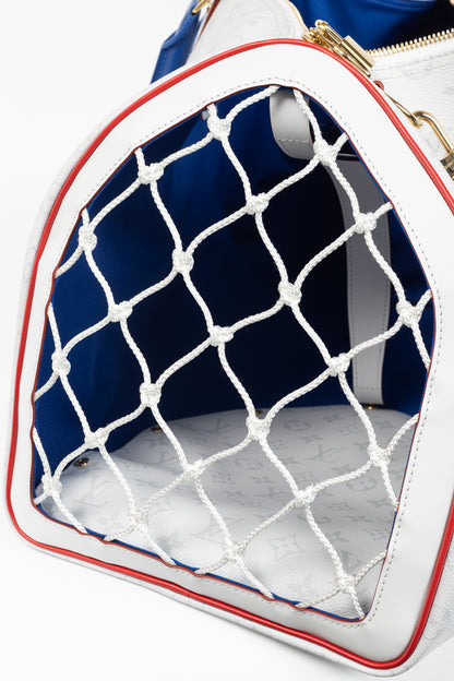 Louis Vuitton x NBA Keepall 55 Bandouliere Basketball Antarctica Monogram Duffle