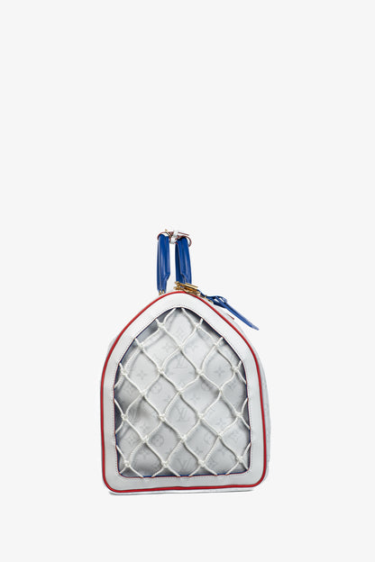 Louis Vuitton x NBA Keepall 55 Bandouliere Basketball Antarctica Monogram Duffle