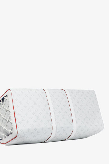 Louis Vuitton x NBA Keepall 55 Bandouliere Basketball Antarctica Monogram Duffle