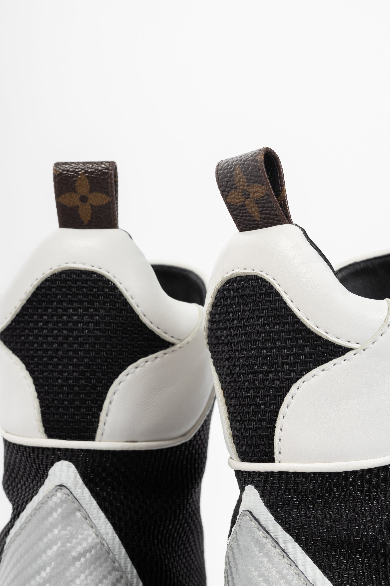 Louis Vuitton Laureate Black Technical Nylon Lace-Up Boots