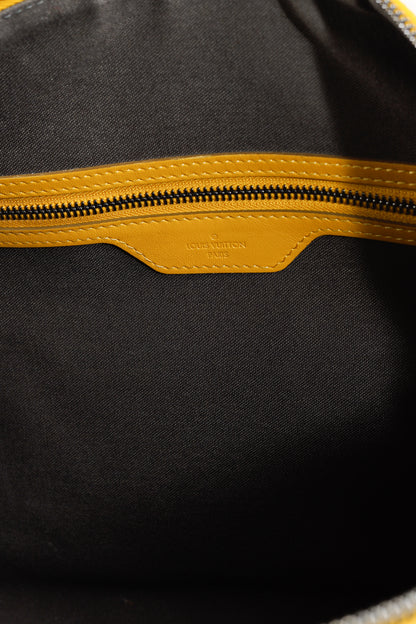 Louis Vuitton Keepall Bandouliere 45 in Damier Infiniti Safran Yellow Leather