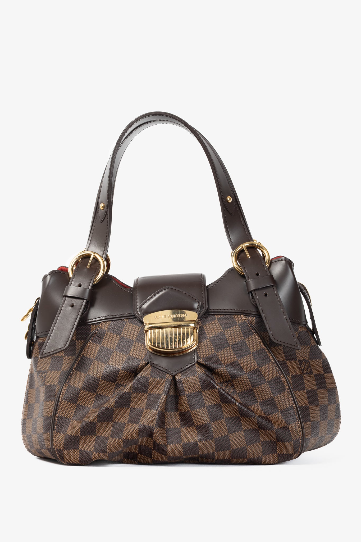 Louis Vuitton Sistina PM Damier Ebene Canvas Handbag